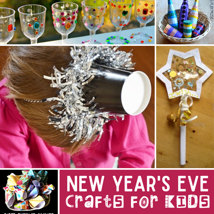 New Years eve crafts for kids to do at home