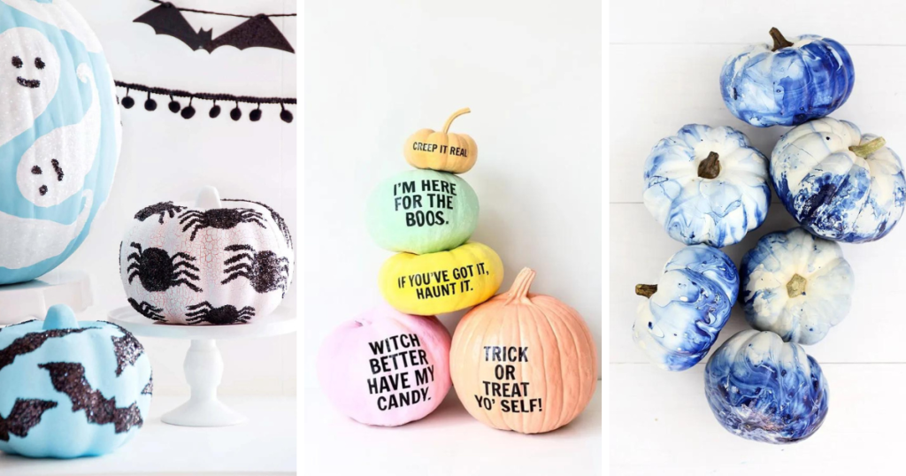 Get inspired with these amazing No Carve Pumpkin Ideas! Perfect for adding a creative touch to your Halloween decor without the mess. Discover fun and unique ways to create decorated pumpkins that will impress everyone! ? #PumpkinDecoratingIdeas #DIYHalloweenDecor