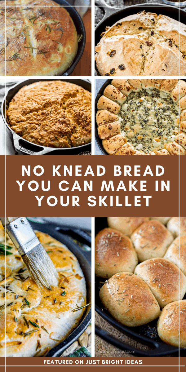 Whole Wheat No-Knead Skillet Bread - Taste Love and Nourish