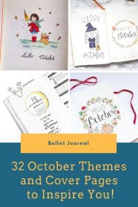 October Bullet Journal Themes Pinterest