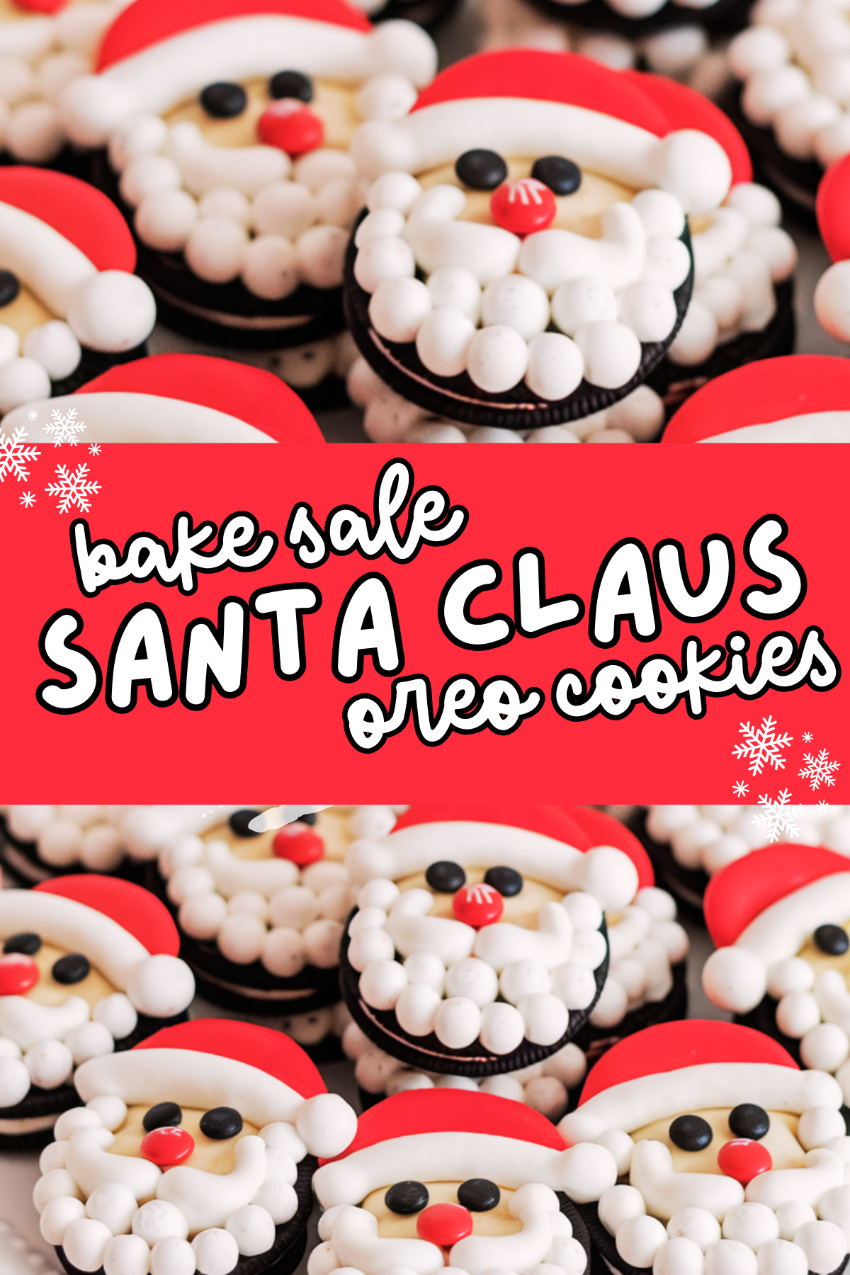 Make your holidays extra sweet with these Santa Oreo Cookies! Quick, fun, and ideal for Christmas baking with kids. ❤️🎅 #ChristmasCookieRecipes #HolidayBaking