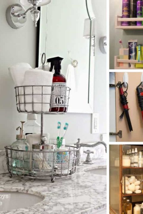 No more mess - find out how to organize your bathroom once and for all!