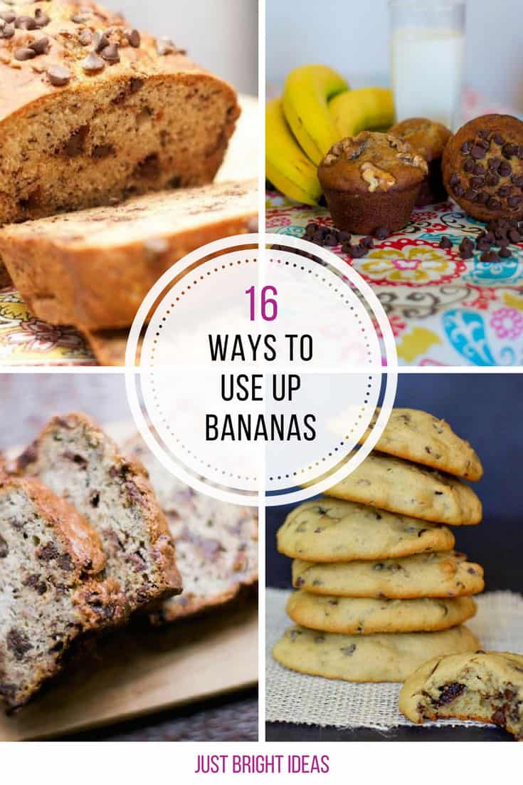 Delicious recipes to use up those overripe bananas! Thanks for sharing!