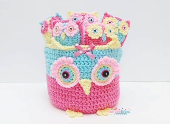 Owl Basket of Owlets