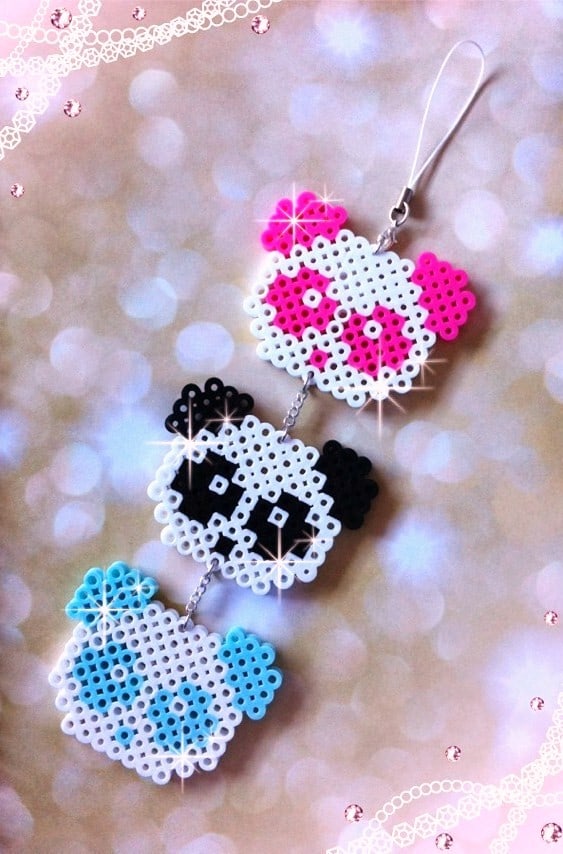 Panda Pixel Perler Bead