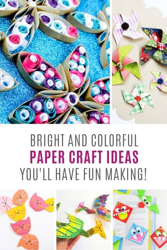 11 Colorful Paper Craft Ideas for Kids to Do this Weekend