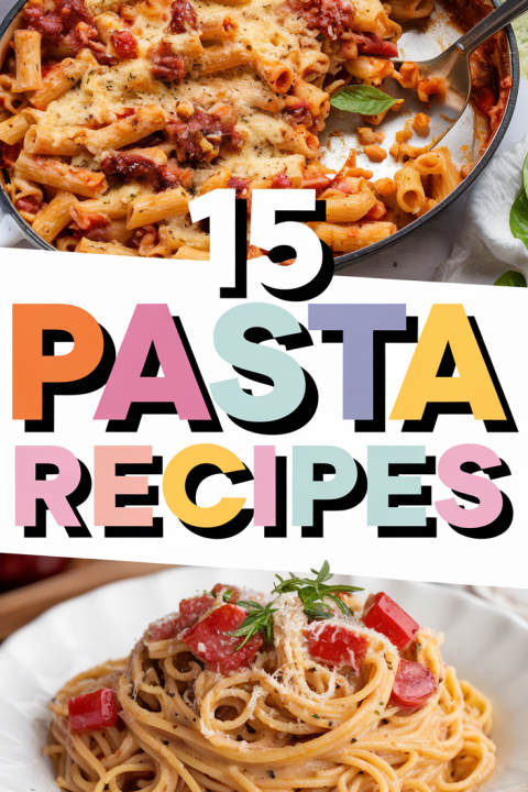 15 Pasta Recipes That’ll Make Dinner the Best Part of Your Day ?✨ Whether you’re a sauce lover, a cheese enthusiast, or all about fresh veggies, this list has something for you. These easy recipes are perfect for busy nights, lazy weekends, or impressing your favorite people around the table.