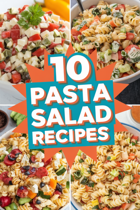 10 Pasta Salad Recipes That Make Every Bite a Celebration ?✨ From creamy avocado to zesty Mediterranean flavors, these pasta salads are quick, easy, and oh-so-delicious. Perfect for picnics, potlucks, or a simple family dinner!