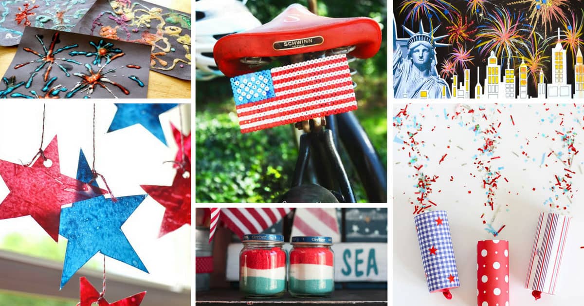 Celebrate Independence Day with these Creative Red, White & Blue Crafts ...