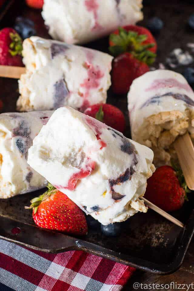 Patriotic Marshmallow Creamsicle Recipe