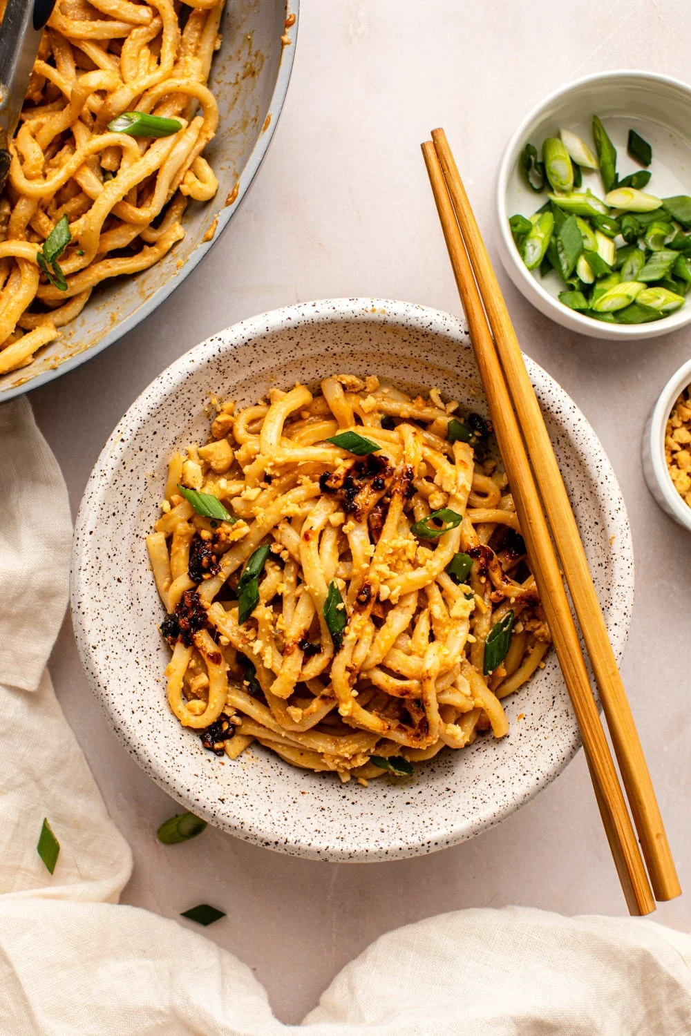 Rich and nutty with a satisfying texture, these noodles are a quick-fix dinner that doesn’t skimp on flavor.