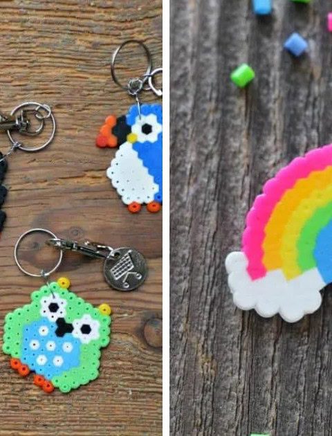 Craft your way to a stylish school year with these DIY Perler bead keychains! ?β¨ Perfect for personalizing your gear or gifting to friends. Get creative and make each keychain a unique masterpiece. #DIYCrafts #SchoolSupplies #PerlerBeadProjects