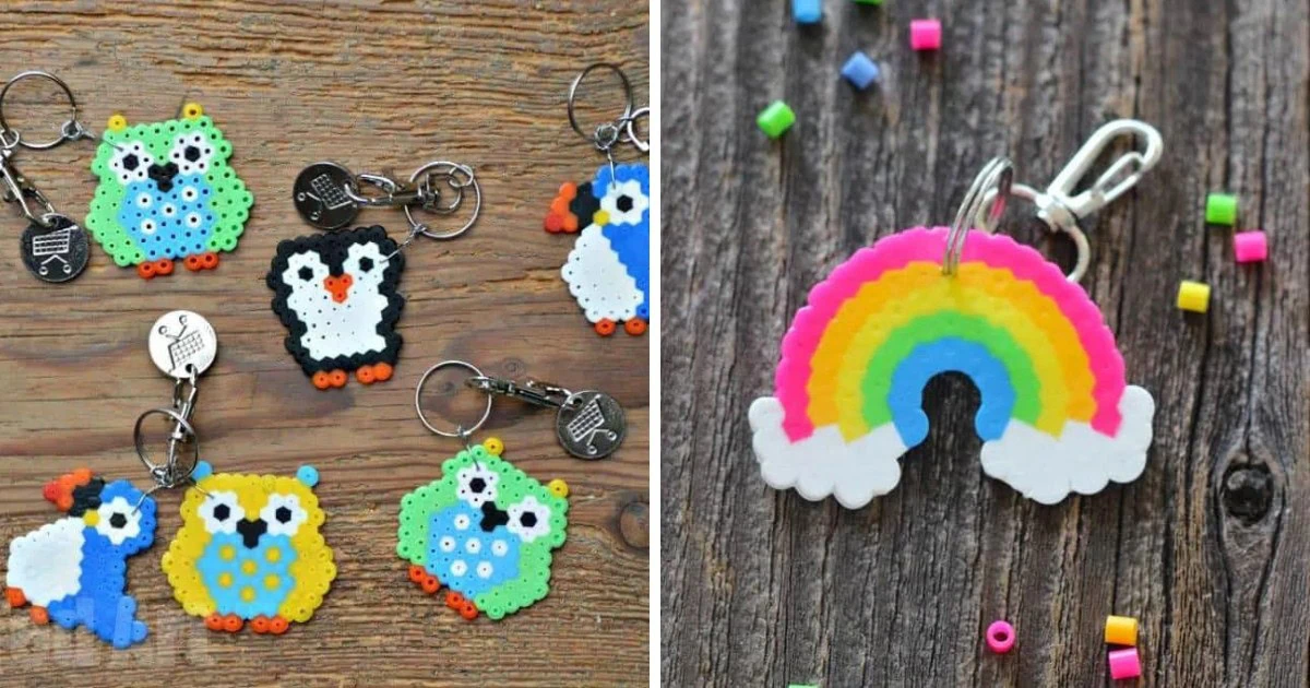 Craft your way to a stylish school year with these DIY Perler bead keychains! 🎨✨ Perfect for personalizing your gear or gifting to friends. Get creative and make each keychain a unique masterpiece. #DIYCrafts #SchoolSupplies #PerlerBeadProjects