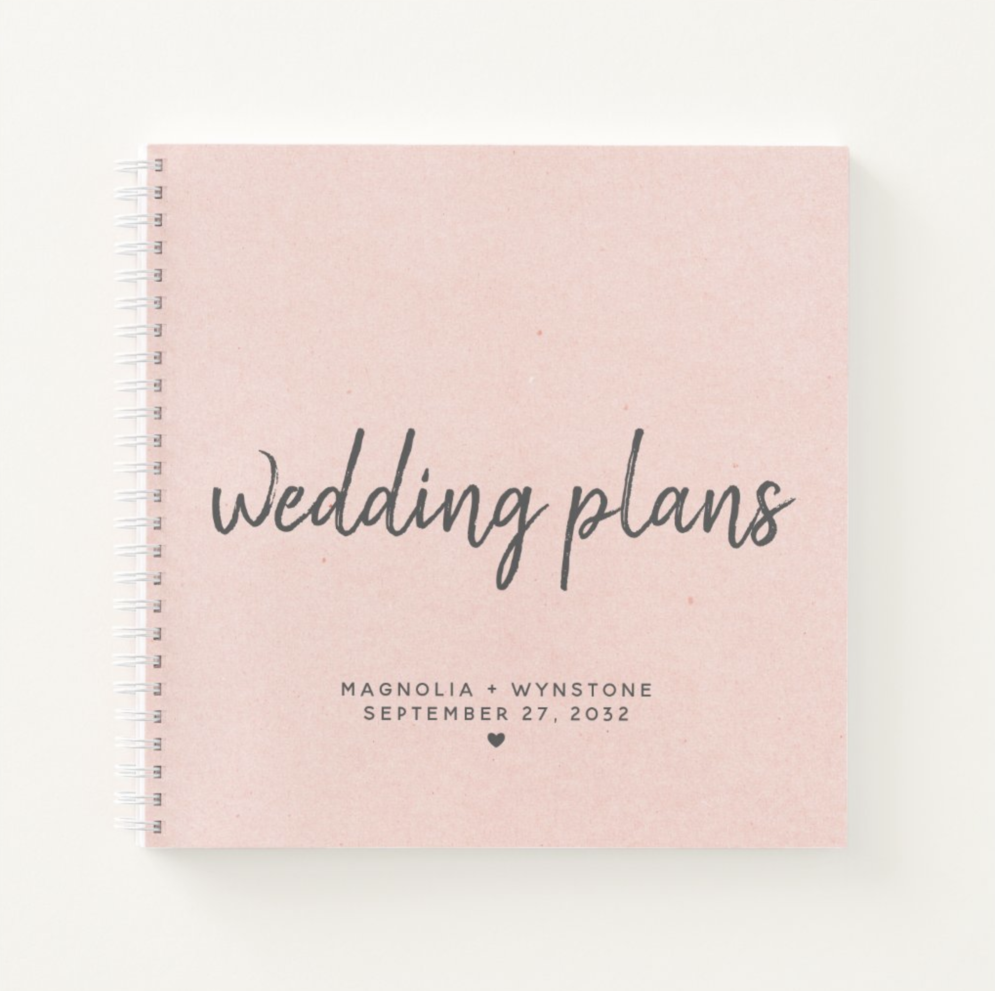 Personalized wedding journals for all your wedding plans