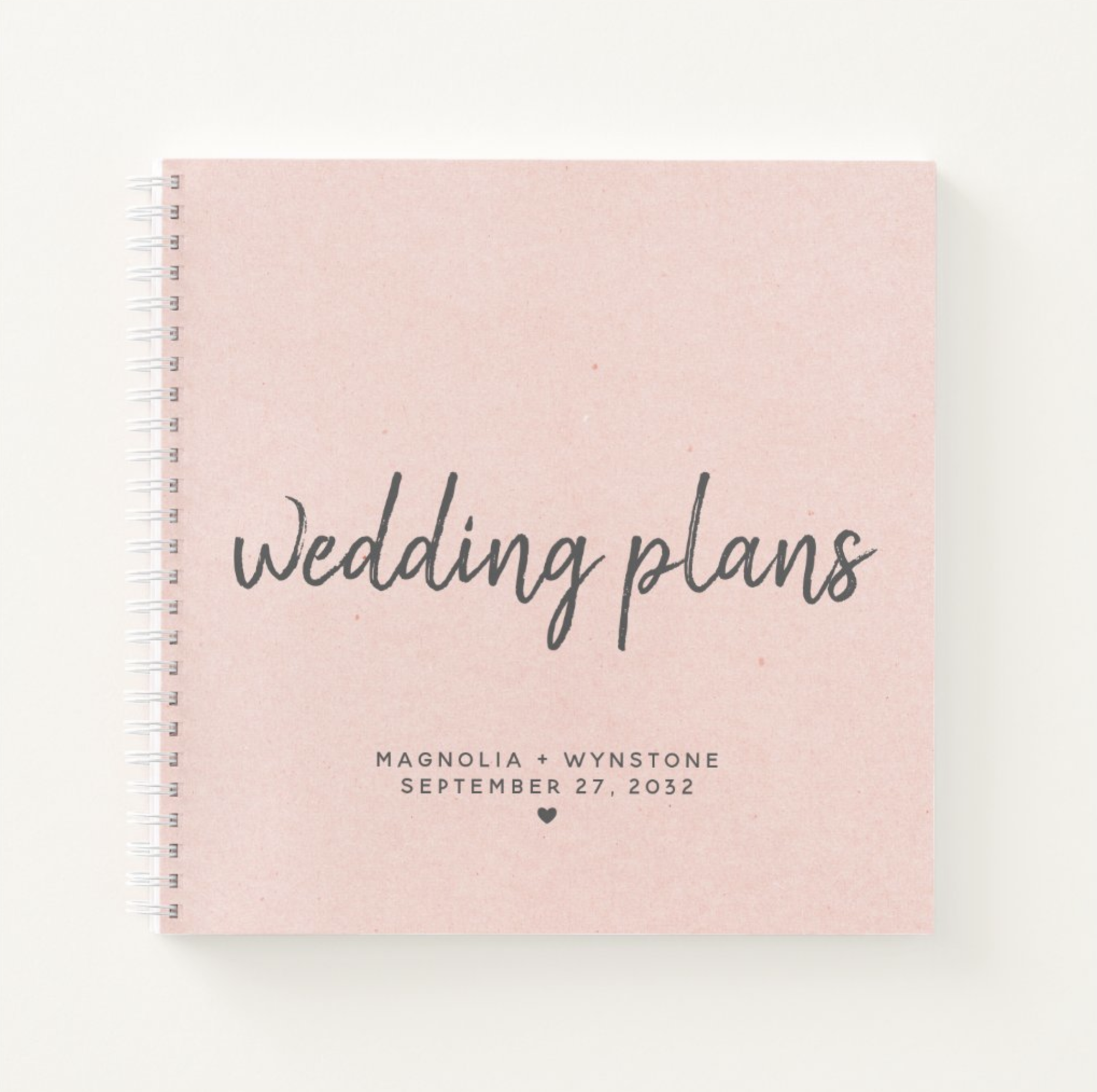 Personalized wedding journals for all your wedding plans