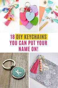 These personalized DIY keychain crafts make thoughtful gifts for all occasions. Everything from leather craft to beads and shrink film projects!