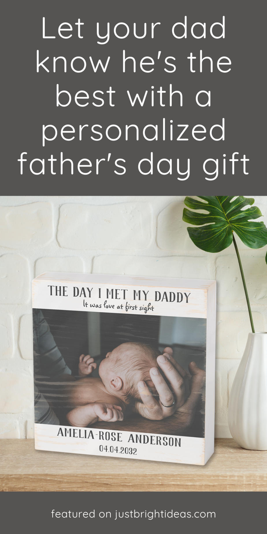 Celebrate your #1 Dad in style with unique, personalized gifts! 🎉 Show your appreciation this Father's Day with one-of-a-kind presents that he'll cherish forever. 💙 