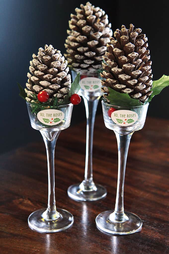 Pinecone Centerpieces