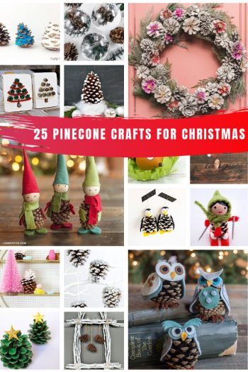 25 Easy Pinecone Crafts for Christmas {Decor projects you can DIY this ...