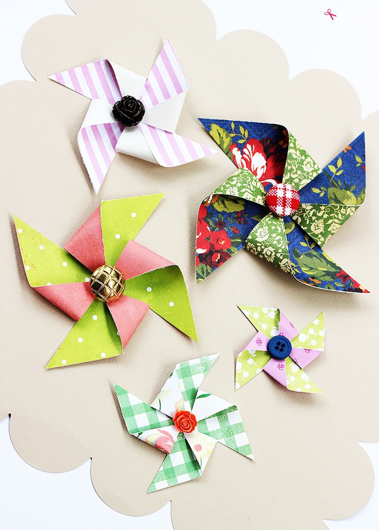 Paper Pinwheel Craft