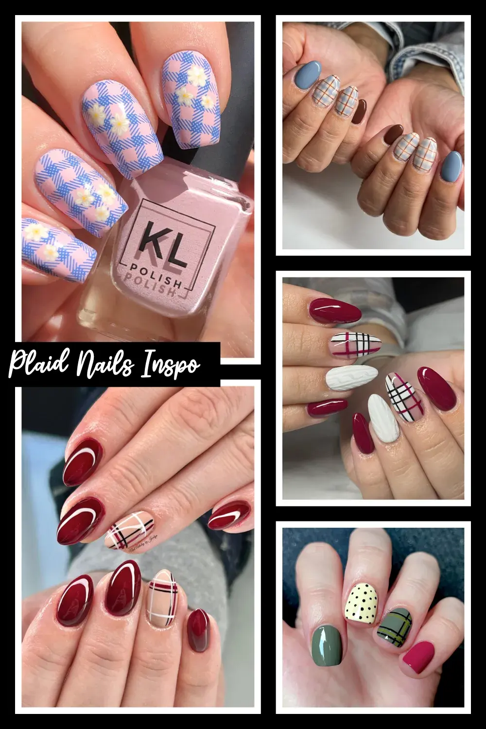 Plaid Nail Designs You’ll Want to Wear All Year 💅🧣From cozy flannel patterns to bright modern plaid, these nail art ideas are perfect for every season. Try them yourself or show your nail tech for major inspo! #PlaidNails #FallNails #NailArtIdeas