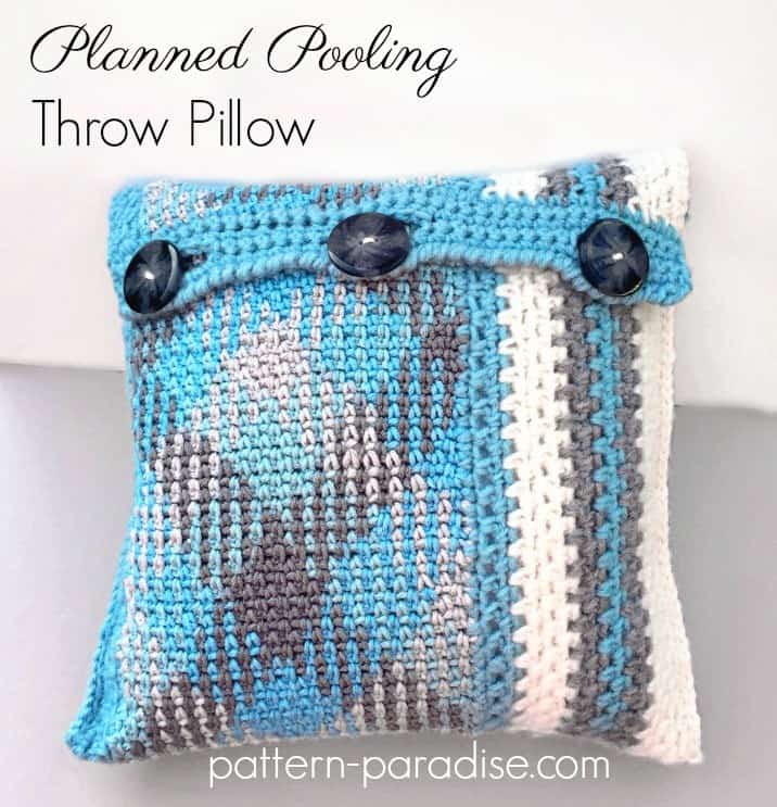 Planned Pooling Throw Pillow