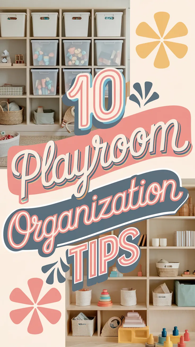 🧸✨ 10 Playroom Organization Tips for a Tidy & Fun Space Keep the chaos under control with these smart playroom organization hacks! From clever storage solutions to easy toy rotation ideas, these tips will create a fun and clutter-free space for your little ones. 🎨🏡 #PlayroomOrganization #KidsRoomIdeas #TidySpaces #ToyStorage #MomLife