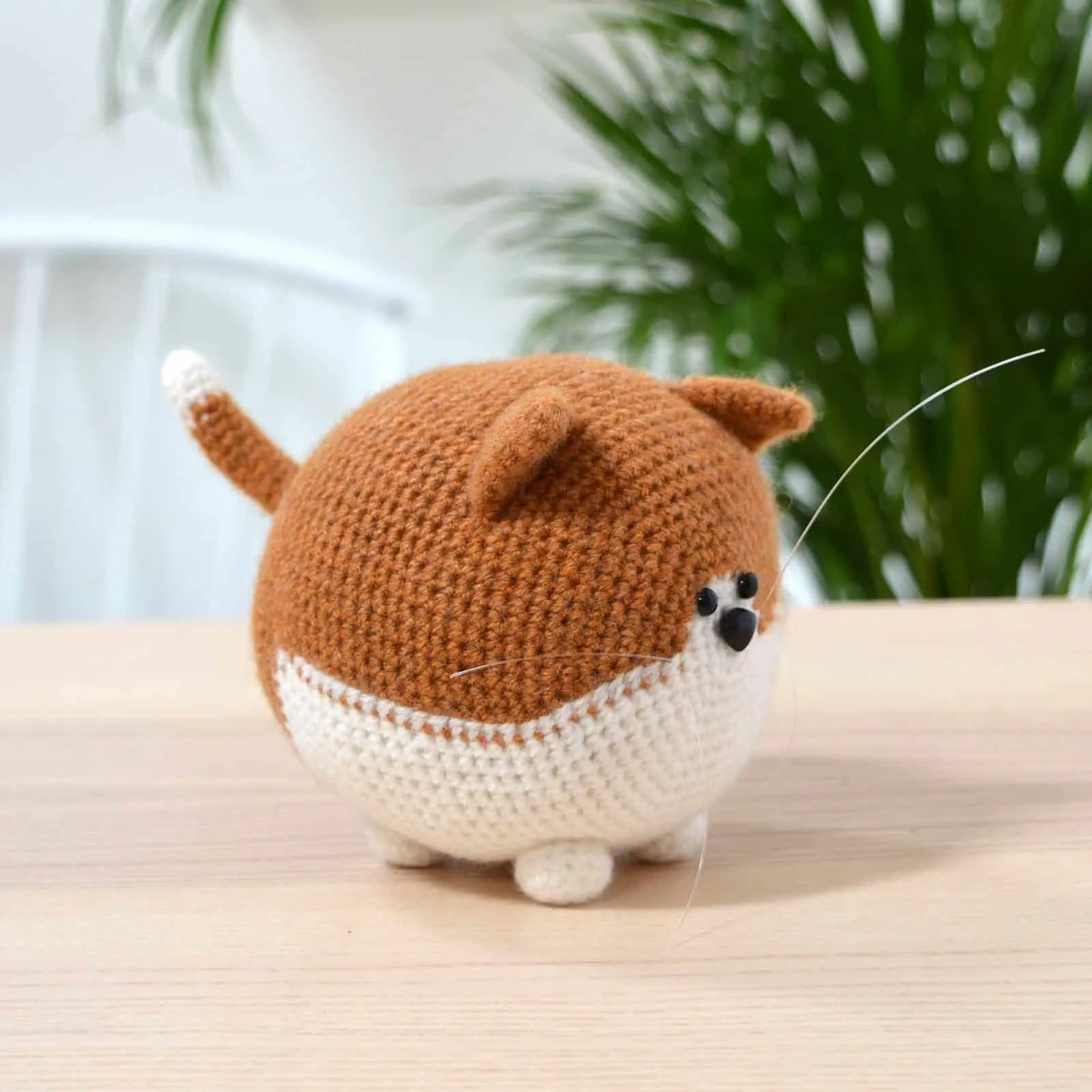 Round Cat Crochet Pattern