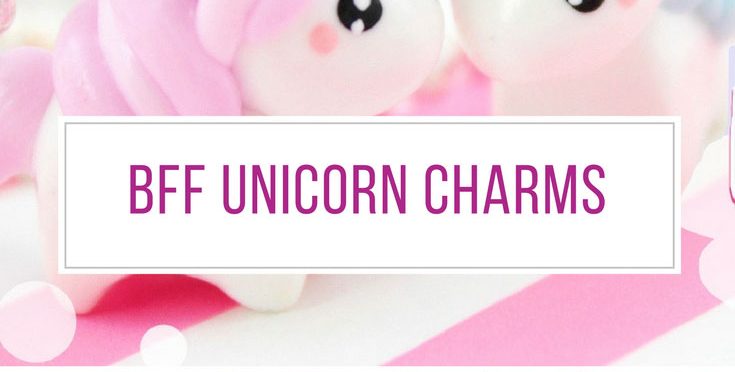 Loving these unicorn charms made from polymer clay! Thanks for sharing!