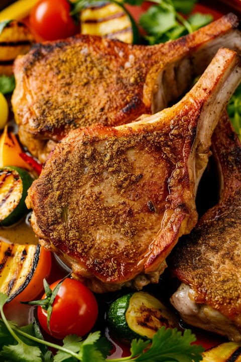 Ditch the pre-packaged ranch seasoning and create your own with this simple recipe! Perfectly roasted pork chops never tasted so good. Make a big batch and enjoy on meats, salads, or as a dip. ??️ #DIYSeasoning #FlavorfulMeals