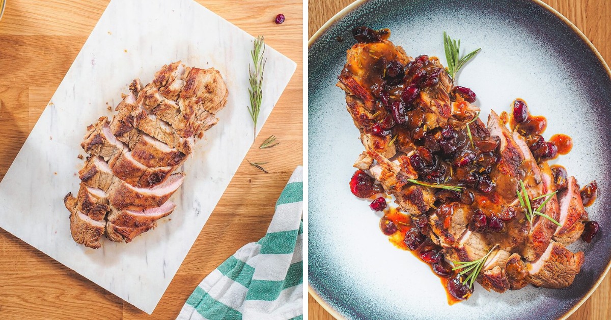 Spice up your midweek meals with our Cranberry Orange Pork Tenderloin! 🌟🍊 This warm and satisfying dish is ideal for family dinners and sophisticated enough for guests. Quick to prepare and bursting with flavor, it’s your new go-to for any occasion! 🍖❤️ #QuickMeals #FamilyDinner