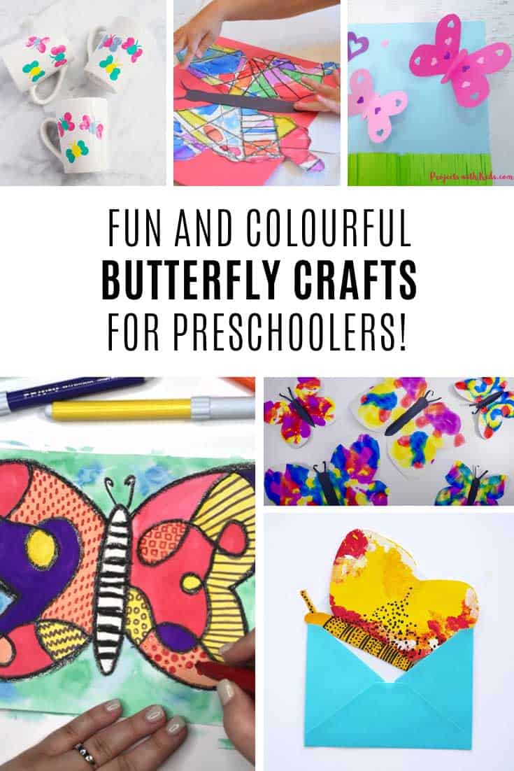 These preschool butterfly crafts are BEAUTIFUL!