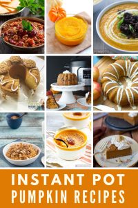 Pressure Cooker Instant Pot Pumpkin Recipes