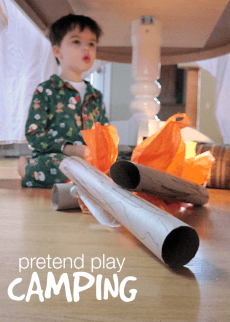 Pretend Play Camping Activities for Toddlers