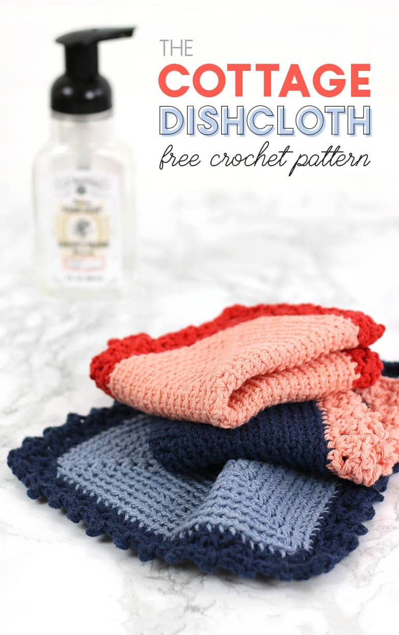 Pretty Edging Crochet Dishcloth Pattern