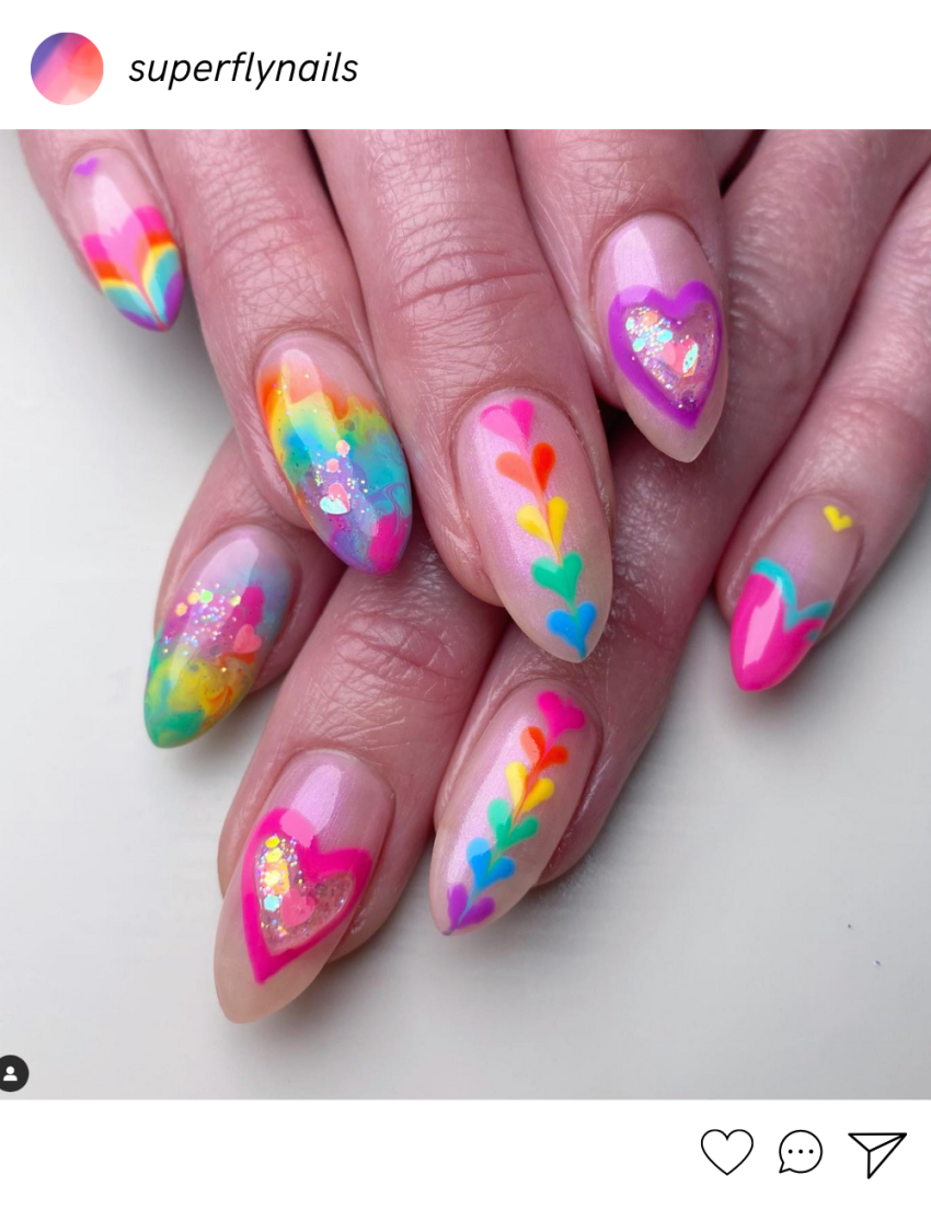 20+ Nail ideas to wear with pride this June