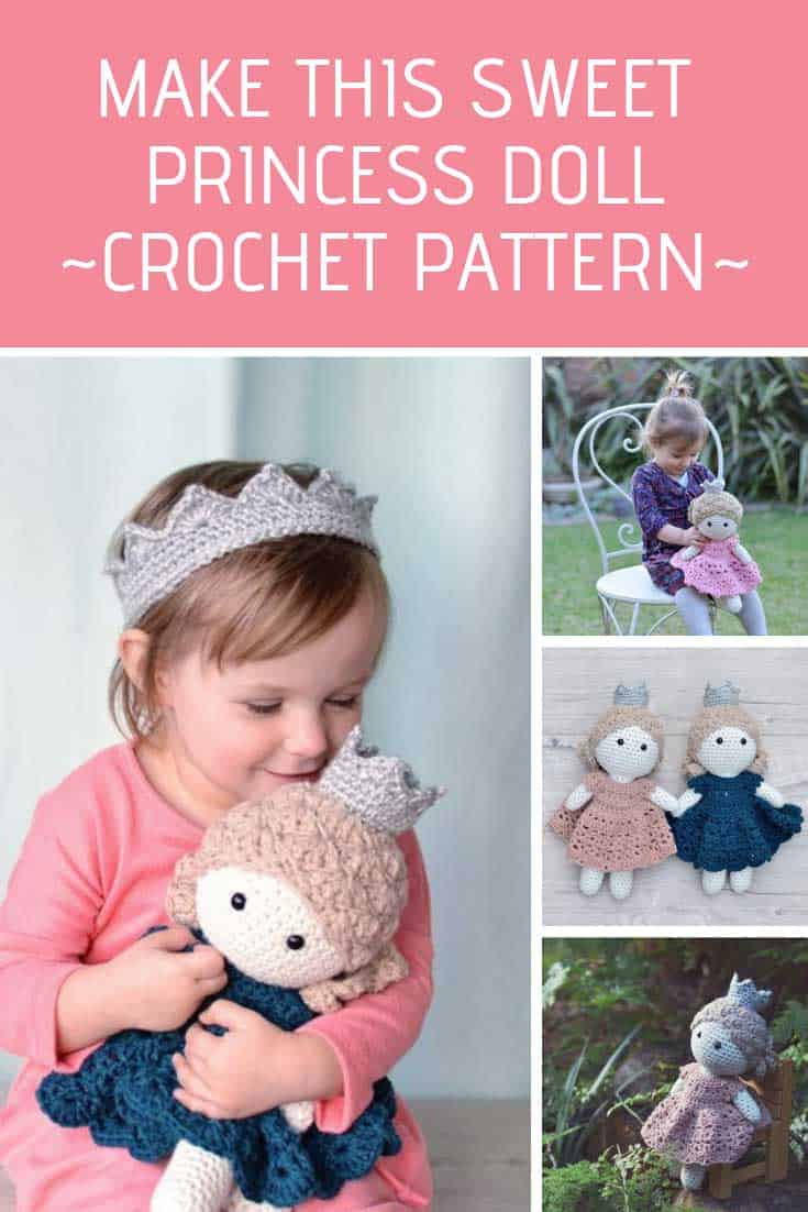 Oh how sweet is this princess doll! Adding this crochet pattern to my list!