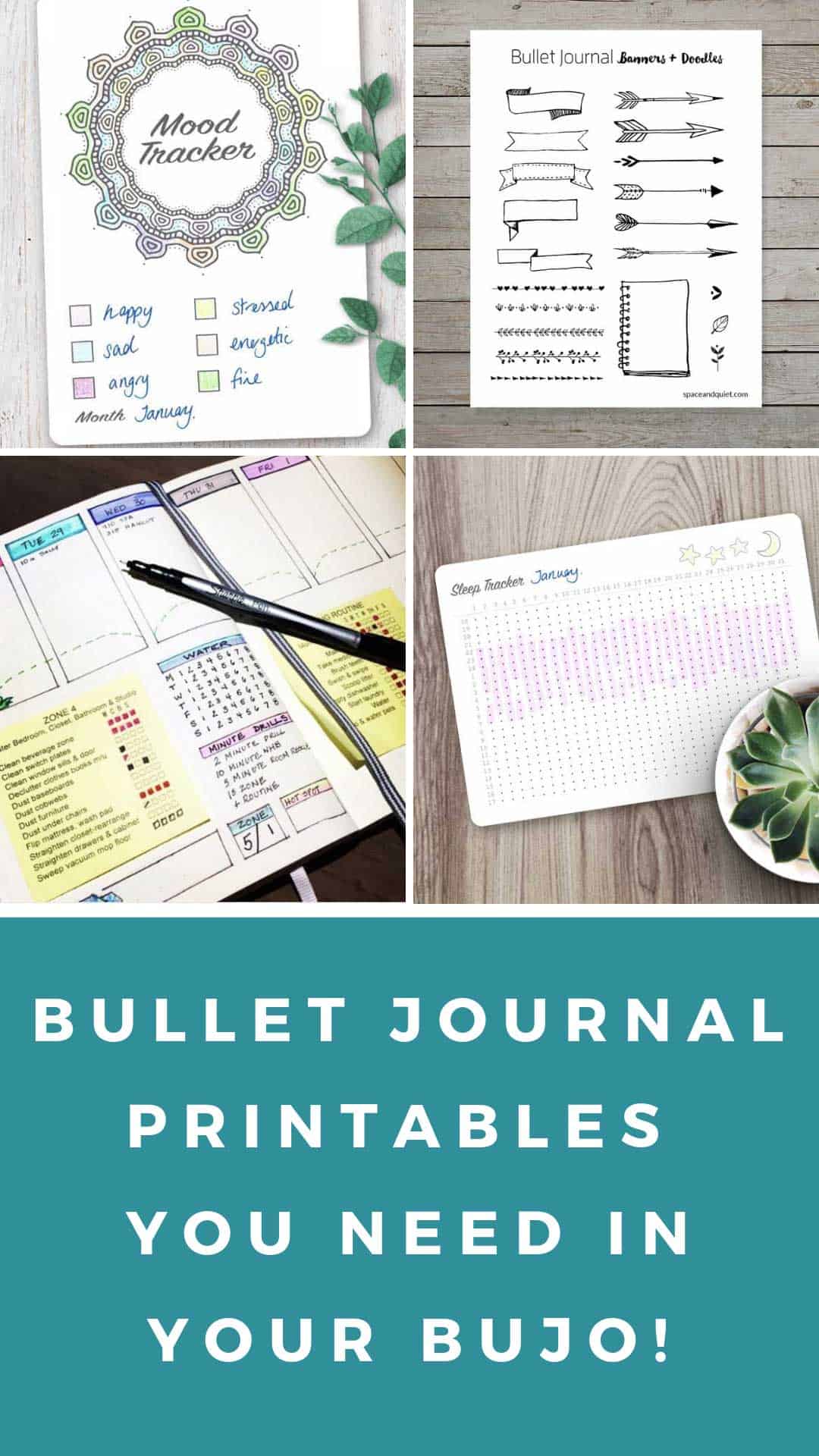 Bullet Journal Printables {You can still be creative when you're short ...