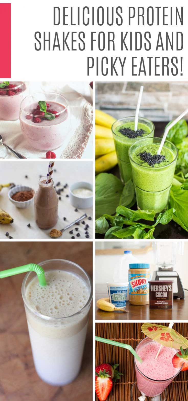 Protein Shakes for Picky Eaters {and they're totally kid approved!}