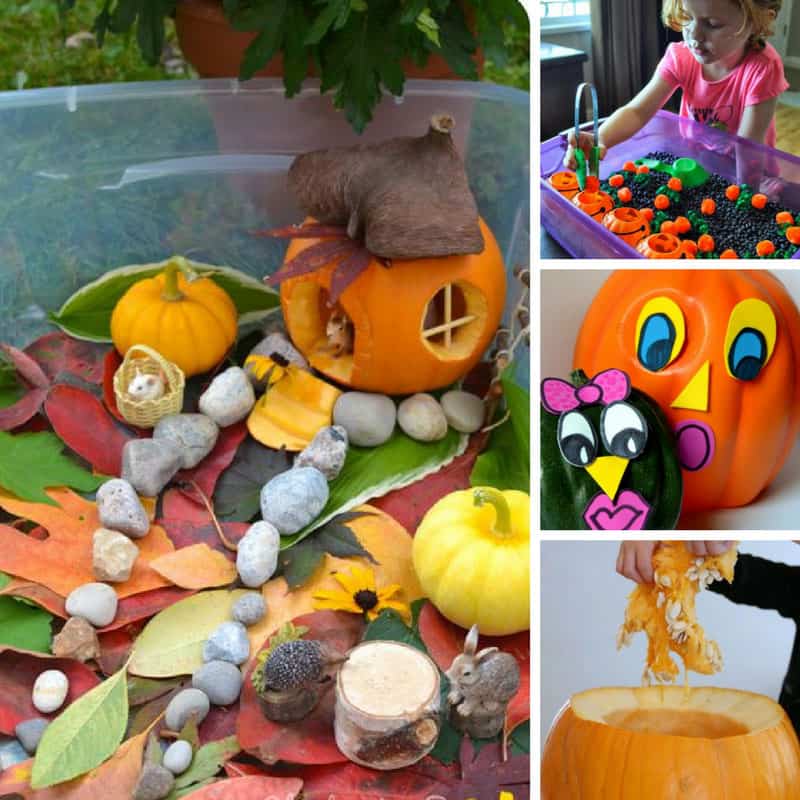 These pumpkin activities for preschoolers are fabulous - and perfect for our Fall Tot School plans!
