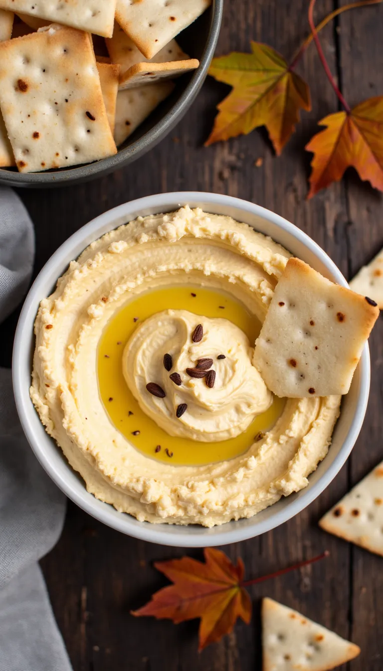 This pumpkin hummus is the Thanksgiving appetizer dip you'll want to make days ahead!