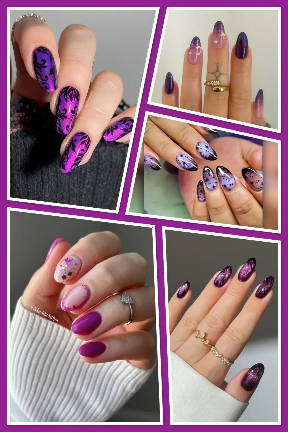 10 Purple Autumn Nail Ideas to Try This Fall