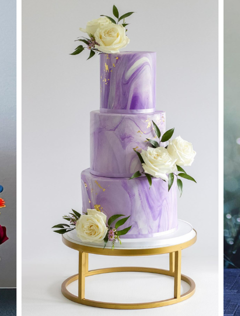Looking for a wedding cake that stands out? ?? From deep violet florals to delicate pastel tones, these purple cakes bring the perfect mix of charm and sophistication to your celebration! ?✨