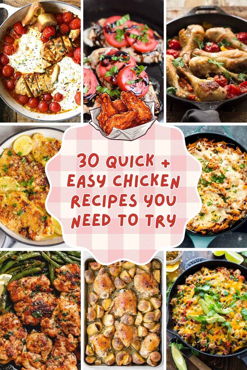 This collection of delicious chicken recipes is perfect for anyone in need of hassle-free dinner ideas. Whether you're a busy professional, a parent on-the-go, or simply looking to make weeknight cooking a breeze, these recipes are here to save the day. Tasty, quick, and easy, they’re a must-try! 🥘🍛🌟 #QuickMeals #EasyCooking #ChickenDinners


