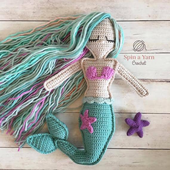 Ragdoll Mermaid Crochet Pattern