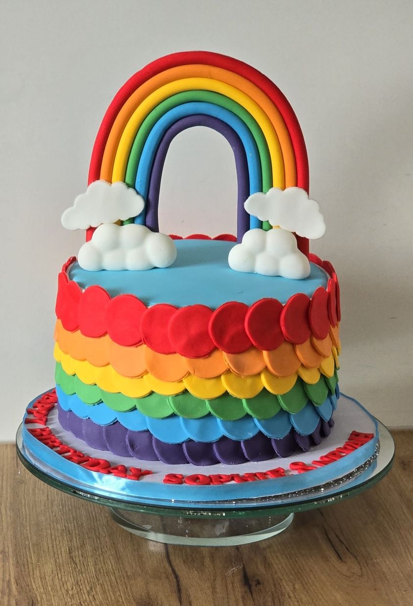 🌈 🎉  Find the perfect rainbow cake to light up your celebration and make your little one’s dreams come true.