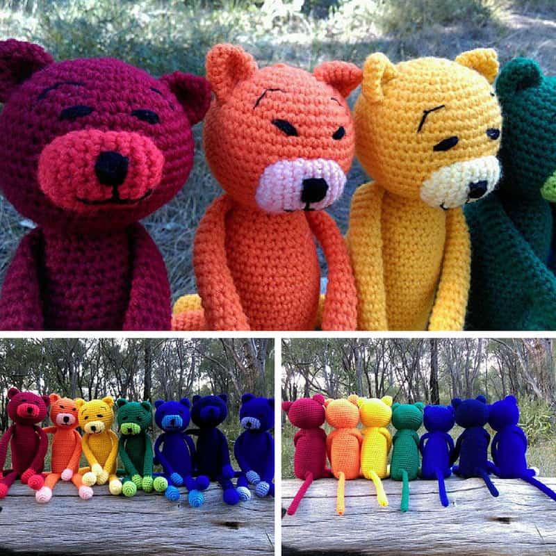 These rainbow amineko cats are adorable! Thanks for sharing!