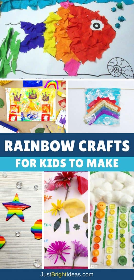 Kids of All Ages Will Love these Brightly Coloured Rainbow Crafts
