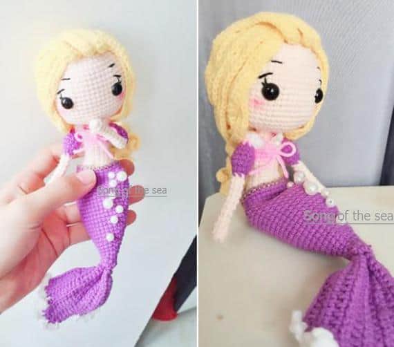 Cute Mermaid Crochet Pattern