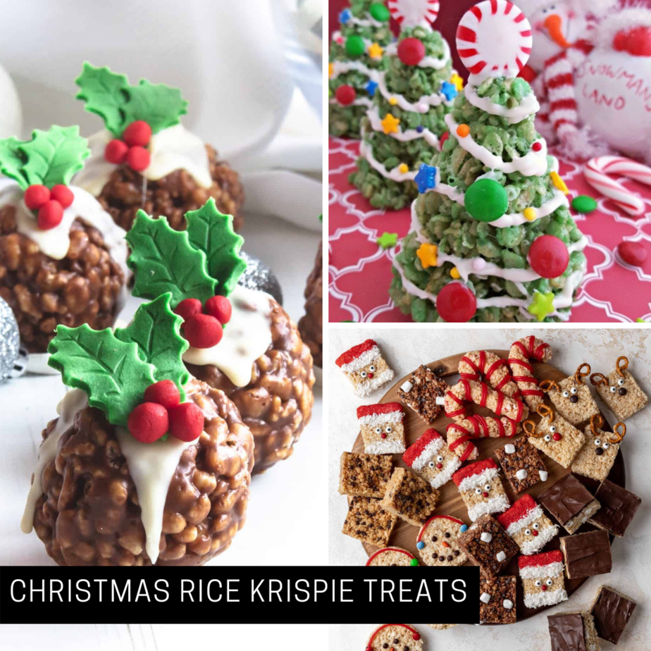 12 Christmas Rice Krispie Treats Kids Will Love